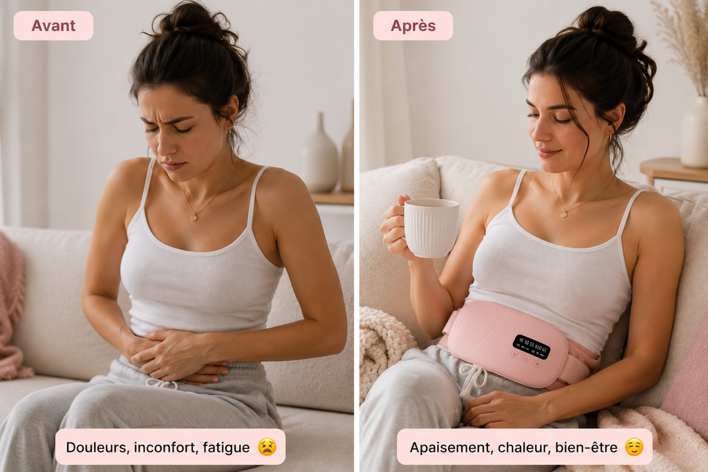 Ceinture chauffante menstruelle